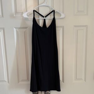 Outdoor Voices Black exercise dress with attached shorts. EUC!